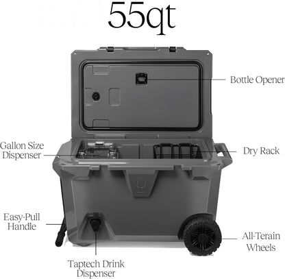 Lumeo™ Wheeled Cooler with Tap Dispenser