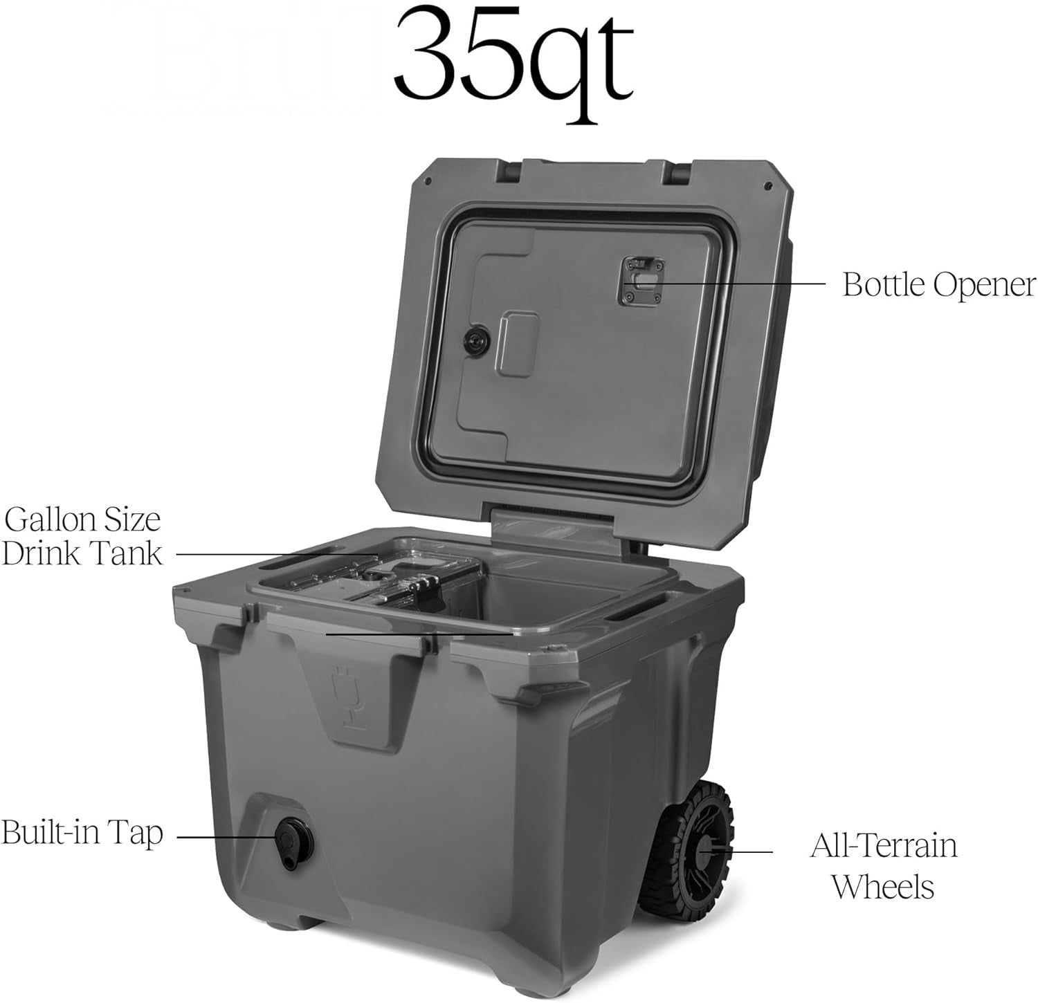 Lumeo™ Wheeled Cooler with Tap Dispenser